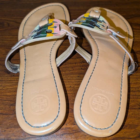 Tory Burch Miller Multicolor Thong Sandals - Picture 3 of 4